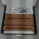 CoolGift Mart Now Playing Vinyl Record Stand Desktop, Light up Record Holder, Wooden Acrylic Display with 16 Color Lights for Albums, Room Decor, Gift for Vinyl Lovers