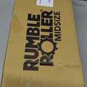 RumbleRoller Extra Firm Foam Roller Deep Tissue Massage Roller for Muscle Recovery (22 Inches Midsize)