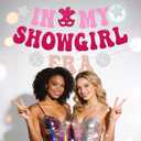 2 x In My Showgirl Era Banner - Pre-Strung & Adjustable The life of a Birthday Girl Theme Party Decor, For Bachelorette, Girls Night, Birthday Party Event