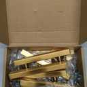 Goldenwarm 10 Pack Gold Cabinet Handles 3"(76mm) Brushed Brass Cabinet Pulls T Bar Drawer Pulls for Kitchen Cupboard & Drawer Hardware