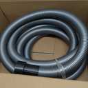16FT Shop Vac Hose Dust Collection Hose for Home & Shop Vacuum System with 6 Adapters of Woodworking Power Tool and Sander, Compatible with Multi-Brands, Silver Gray Vacuum Hose