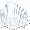 Leviton Product thumbnail Protective Cage for Ceiling Mount/Wall Mount Occupancy Sensors, White, OSWCG-P0W