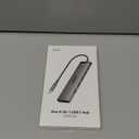 Acer 8 in 1 USB C Hub 10Gbps, USBC to HDMI Adapter 4K@60Hz, 2USB-C 3.2, 2USB A 3.0 Data Transfer, 100W PD Port Type C Multiport Splitter with SD/TF Card Reader, for Laptop, PC, Desktop, iPad Pro