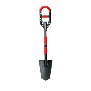 Roamwild Multi-Digger Garden Spade – Reinforced Fibreglass Light Weight Gardening Digging Arrow Head Shovel with Unique Dual Soft AIR Light Grip Technology & Root Saw Stump Cutter.