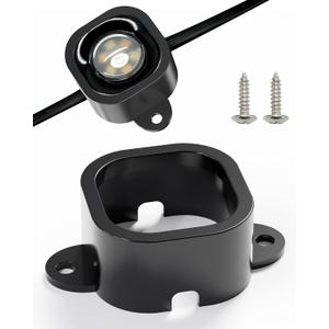 Light Clips for Govee Outdoor Lights H706, 90 PCS Mounting Brackets for Govee Pro Outdoor Lights, Install Firmly, Replace 3M Glue, for Govee Pro Permanent Outdoor Lights Extension (Black)