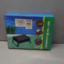 Gardenised Portable Charcoal Grill Foldable Stainless Steel BBQ for Camping Backyard Tailgating Hiking Picnic Travel Beach Parties Garden Gatherings Poolside Cooking Skewers & Outdoor Barbecues, Small