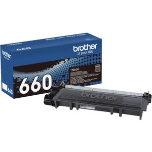 Brother Genuine High Yield Toner Cartridge, TN660, Replacement Black Toner, Page Yield Up to 2,600 Pages, Amazon Dash Replenishment Cartridge, Black, 1 pack