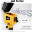 Brushless Stick Water Transfer Pump Compatible with DeWalt 20V MAX Battery (TOOL ONLY), 720 GPH Submersible Pump, 27.5’’ Detachable Shaft, 3/4’’ Outlet, 1m Hose, Sediment Filter for Rain Barrel, Pond