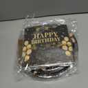 96PCS 5th Birthday Party Plates Set Black and Gold Theme Decorations Include Black Gold Plates and Napkins Forks for 5 Year Old Boys Girls Birthday Party Supplies Serves 24 Guests