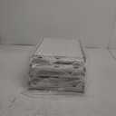 SNSLXH 5 Pack Stackable Closet Storage Basket, Multifunctional & Foldable Closet Organizer for Bathroom Kitchen Laundry Room Wardrobe Storage, Space-Saving Clothes Storage Drawer Organizer, White