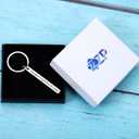 ZZP 6 Year Anniversary Keychain, Iron Gifts for 6th Anniversary, Iron Anniversary Gifs for Him Her, Wedding Registry Ideas, Birthday Stocking Stuffers for Adults, 6th Year Wedding Presents