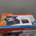 Honeywell Safes & Door Locks - Small Safe Box Chest for Home - Fireproof Safe Holds #10 Envelopes, USB Flash - Strong ABS Plastic - Document, Money Safe with Key Lock System - 0.15 CU, Black - 1101 (4.0 litre)