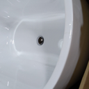 WOODBRIDGE 48" Acrylic Freestanding Bathtub Contemporary Soaking Tub, White Acrylic(Chrome Drain/Overflow),BTA1703-C-Drain&O