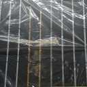 Metal Privacy Screen Outdoor Privacy Screen, Freestanding Fence Panel for Outside, 72''H47''W, Decorative Screen Panel for Backyard/Patio/Deck (Black-Louvered)