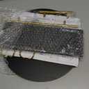 Key Holder for Wall Decorative with Shelf and Hooks, Mail Organizer Wall Mount with Sunglasses Holder, Circular Design Entryway Key Rack Hanger, Rustic Home Decor (black & gold)