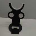 I'smartmoon Hair Dryer Stand Holder for Dyson Supersonic(Not Applicable to Supersonic Nural),Aluminum Alloy Bracket Power Plug Holder, Bathroom Organizer for Dyson Supersonic hairdryer(Gray)