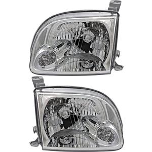 For Toyota Tundra Regular and Access Cab Headlights Lamps Set 2005 2006 Halogen Driver and Passenger Side