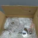 NUPTIO Gold Vases for Centerpieces Wedding - 10 Pcs 21.7in Tall Vase Centerpieces for Tables - Chandelier Flower Stand Bulk