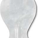 Luxury Handmade Cloudy White Marble Spoon Rest for Kitchen Counter, Cooking Utensil Holder for Stove Top, Spatula, Tongs Keeper Countertop Spoon Holder