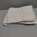 LAMIT Natural Linen Semi Sheer Window Curtains 54 Inch, Light Filtering Neutral Bedroom Curtains Farmhouse Boho Back Tab and Rod Pocket Panels, Cream Ivory, 2 Panels, 52 x 54 Inch