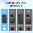 for iPhone 16 Case, Romantic Coastal Collage, Romantic Soft Slim TPU Compatible with MagSafe, Military-Grade Drop Protection & Camera Protection for Women Girls Ocean