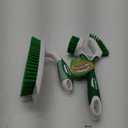 Libman Heavy Duty Scrub Brush Kit | Cleaning Brushes for Household Use | Tub Scrubber | Easy Grip Scrub Brush | Big Job Kitchen Brush | Dual Sided Tile & Grout Brush | 3 Different Brushes Included