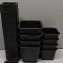 24 PCS Adjustable Bed Risers 12 Inch Heavy Duty, Furniture Risers Elevation in Heights 3, 4, 5, 6, 7, 8, 9, 10, 11, 12 Inch for Couch, Sofa, Table, Chair, Raisers Support up to 6,000 lbs, Black