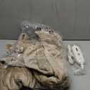 Tefici Electric Heated Blanket Throw, Super Cozy Soft 2-Layer Flannel 50" x 60" Heated Throw with 3 Heating Levels & 4 Hours Auto Off, Machine Washable, ETL&FCC Certified, Home Office Use,Camel