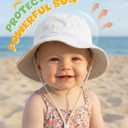 Baby Sun Hat for Toddler Kids Bamboo Rayon Bucket Hat Summer Beach Sun Protection Baby Hats for Boys Girls