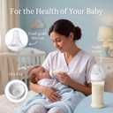6PCS Standard Flow Nipples, 9ml/min, Reusable, Anti-Colic&Vented Nipples | Compatible with Similac/Enfamil Ready to Feed & Most Standard Bottles, Food-grade, comes with Storage Box & 2 Nipple Brushes