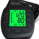 Blood Pressure Monitor Upper Arm Blood Pressure Monitors for Home Use with Adjustable Bp Cuff 8.7"-16.5", Backlit Screen, 2x99 Memory, Voice Broadcast and Battery Bp Machine, Easy to Use