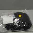 Entisn Black Adjustable Bed Skirt for Full & Queen Size Bed - with 18 Inch Tailored Drop, Wrap Around Bed Skirts with Adjustable Elastic Belt for Easy Fitting - Wrinkle & Fade Resistant