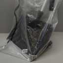 Snow Shovel for Driveway with Ergonomic D-Grip Handle, Large Capacity Wide Blade Snow Shovels with Aluminum Strip Scoop, Portable Plastic Snow Shovel for Garden, Car Garage, Home Sidewalk (Black)