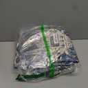 Arttown Kitchen Mats for Floor 2Pcs-Anti Fatigue Non Slip Mats for Kitchen Floor, Cushioned Waterproof & Stain-Resistant Boho Mat Set, Laundry Room, Office, Sink, Desk (Blue) (Blue/Brown/White)