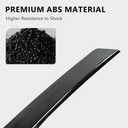 ABS Rear Spoiler Wings Compatible with Au-di A6 S6 C7 2012 2013 2014 2015 2016 2017 2018, [Glossy Black Style] Rear Trunk Spoiler Lip Tail Wing Rear Trunk Lid