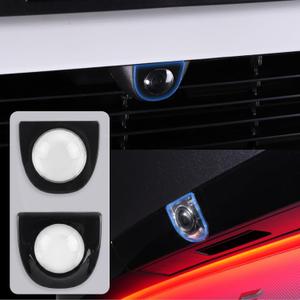 YONZEE 2 Pack Front & Rear Car Camera Lens Protector Cover for Tesla Model Y Juniper Premium/Performance Accessories 2026 2025, Ultra Clear View Camera Lens Guard - Rear Cover Not Fit Standard Version