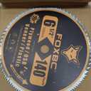 FOXBC 6-1/2 Inch 140 Tooth Circular Saw Blade for Plywood, OSB, Plastic, Veneer Wood Cutting with 5/8-Inch Diamond Arbor