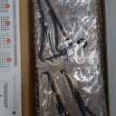 2 Pack Walnut Color Pegboard Shelf, Pegboard Accessories, Wooden Pegboard Shelves with Pegboard Hooks, Compatible with IKEA Skadis Pegboard