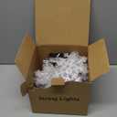 Minetom Christmas Snowflake Lights - 13ft 192LED Snowflake Icicle Lights with 16 Drops, 12 Modes and Timer, IP65 Waterproof Connectable Christmas Light for House Eave Window Indoor Outdoor Decoration (Blue and White)