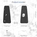 HUIJUTCHEN Vertical Stand for PS5 Pro,Stable Stand for PS5/PS5 Pro/PS5 Slim Console Disc & Digital,Nice Look PlayStation 5 Non-Slip Base Accessories, Tool-Free Installation with a Sturdy Screw