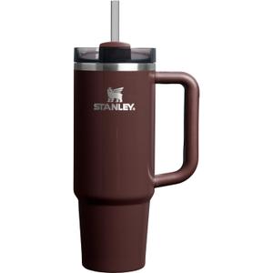STANLEY Quencher H2.0 Tumbler with Handle and Straw 30 oz | Flowstate 3-Position Lid | Cup Holder Compatible for Travel | Insulated Stainless Steel Cup | BPA-Free | Mahogany Gloss