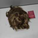 Kaneles Mens Brown Wig Short Straight Men Wigs Synthetic Wig Realistic Natural Middle Part Wigs for Men (Brown)