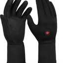 Dr.Warm Heated Gloves for Men Women, Electric Heated Gloves with Touchscreen Fingers, Rechargeable Battery Thermal Thin Hand Warmer for Running Driving Arthritis Hand (Small)