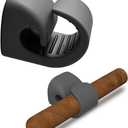 Magnetic Stogie Holder for Golf Cart,Universal Golf Cart Silicone Magnetic Holder Clip Mount Adjustable Fits 20 to 70 Ring Gauge Design, Attach to Metal & Stainless Steel Fits Golfing (Grey) (Gray)