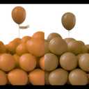 PartyWoo Caramel Brown Balloons 120 pcs and PartyWoo Coffee Brown Balloons 120 pcs