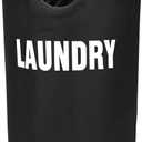 160L XX-Large Laundry Basket, Freestanding Tall Clothes Hamper, Collapsible Laundry Bag, Black