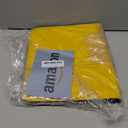 Top loader Binder, Holds 128+ Toploaders, 4 Pocket Top Loader Card Storage Case, Double-Sided Pockets for trading card in 3 x 4'' Toploaders (Yellow)