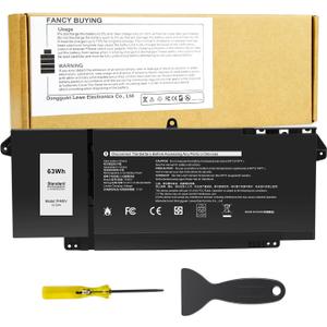 7FMXV Laptop Battery for Dell Latitude 5320 7320 7420 7520 Latitude 5320 2-in-1/7320 2-in-1/7420 2-in-1 P133G P134G P135G P136G P138G P139G P110F 9JM71 4M1JN 1PP63 727CG HDGJ8 MHR4G TN2GY 0TN2GY