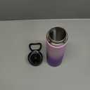 Volhoply 24 Ounce Insulated Water Bottle with Straw Lid,Stainless Steel Wide Mouth Sport Bottles with Handle,Double Wall Vacuum Cups Keep Cold,Reusable Travel Thermal Cups For Holder(Lavender,1)