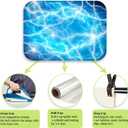 10x8ft Blue Lightning Backdrop Sky Thunderstorm Backdrop Fabric Lightining Storm Background for Birthday Party Decoration and Photoshoot Studio Props YUNBDJ348